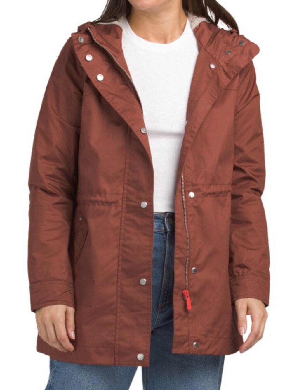 HUNTER Rust Cotton Waterproof Classic Rain Jacket